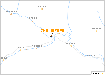 map of Zhiluozhen