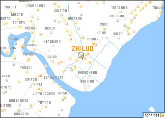 map of Zhiluo