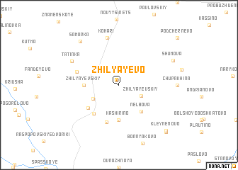 map of Zhilyayevo
