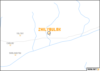 map of Zhilybulak