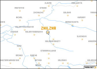 map of Zhilʼzha