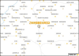 map of Zhimabekpegi