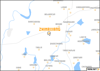 map of Zhimaxiang