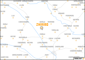 map of Zhimiao