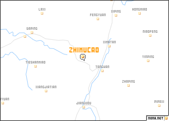 map of Zhimucao