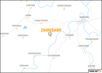 map of Zhimushan