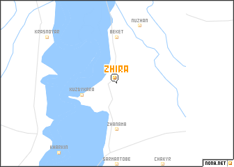map of Zhira