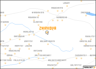 map of Zhirkova