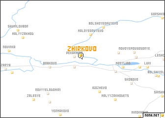 map of Zhirkovo