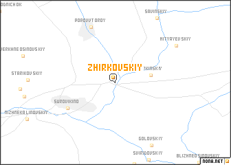 map of Zhirkovskiy