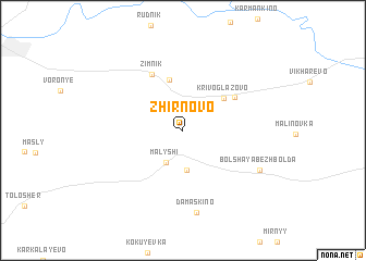 map of Zhirnovo