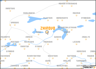 map of Zhirovo