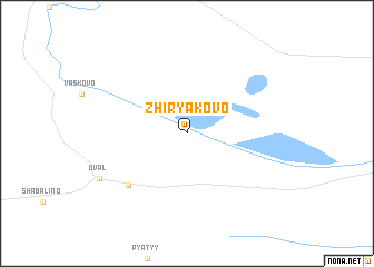 map of Zhiryakovo