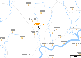 map of Zhishan