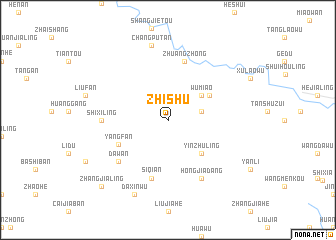 map of Zhishu