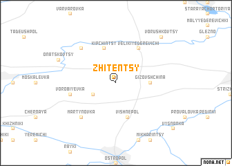 map of Zhitentsy