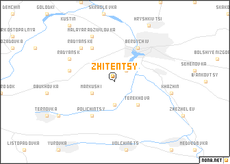 map of Zhitentsy