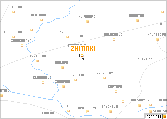 map of Zhitinki