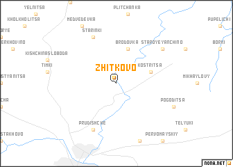 map of Zhitʼkovo