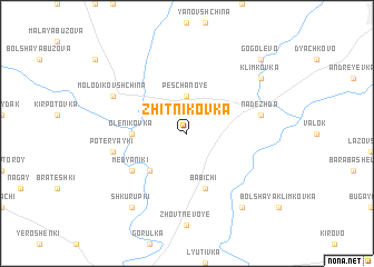 map of Zhitnikovka