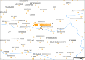 map of Zhitnikovo