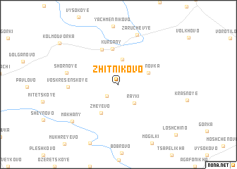 map of Zhitnikovo