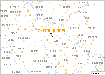 map of Zhitomi i Vogël