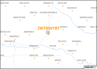 map of Zhitosvyat