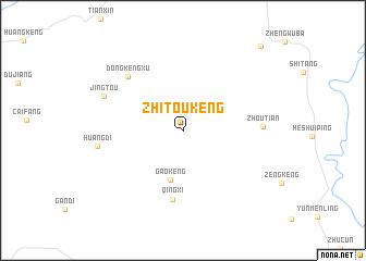 map of Zhitoukeng