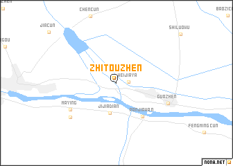 map of Zhitouzhen