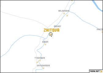 map of Zhitova