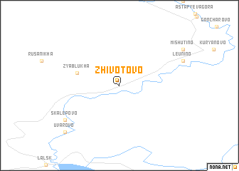 map of Zhivotovo