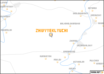 map of Zhivyye Klyuchi