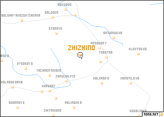 map of Zhizhino