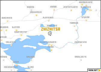 map of Zhizhitsa