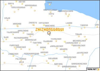 map of Zhizhongdadui
