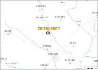 map of Zhizhushan