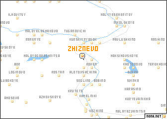 map of Zhiznevo