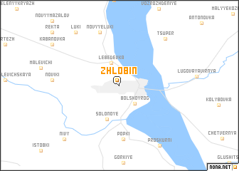 map of Zhlobin