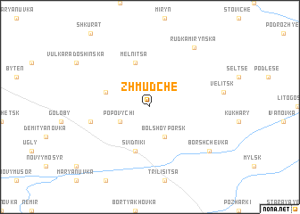 map of Zhmudche