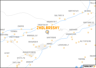 map of Zholbasshy