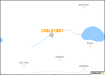 map of Zholdybay