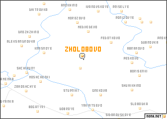 map of Zholobovo