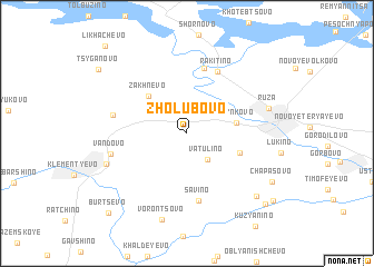 map of Zholubovo