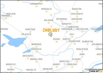 map of Zholudy
