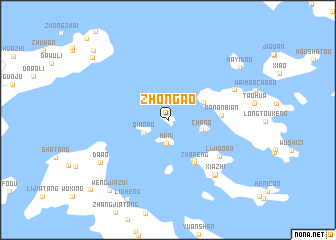 map of Zhong\