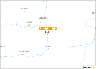 map of Zhongbao