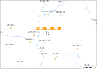 map of Zhongchagou