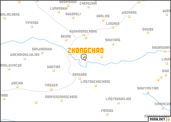 map of Zhongchao