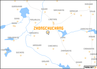 map of Zhongchuchang